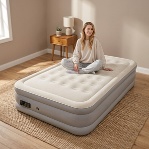 Colchón Inflable Resistente de 21 Orificios, Agradable al Tacto, para Uso Doméstico, Colchoneta Portátil para Dormir, Cama de Camping para Exteriores, Dormitorio, Parque, Plegable y Suave - Product Image 2