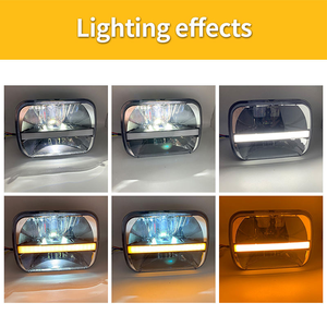 Fari LED 5x7 pollici barra luminosa 6000K 45W in esecuzione svolta Sinal luce Hi-Lo fascio Offroad - Product Image 6