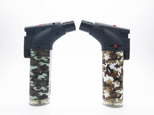 2025 New Fashionable Electronic Roast Jobon Jet Slant <b>Torch</b> Lighter with Gas Refillable - Product Image 4