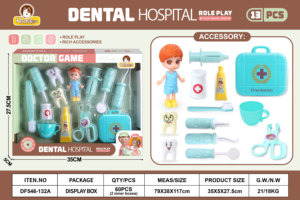 Nouveau kit de jeu de simulation de dentiste médical enfants docteur jouets et jeux préscolaires comprend une boîte à médicaments pour filles et garçons - Product Image 5
