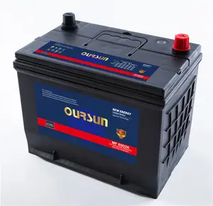 OURSUN super power hot export 65 d26 NS70 12V 50AH batterie per auto