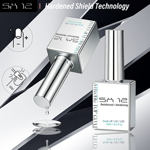SH12 Gel de finition pour ongles résistant aux rayures, sans essuyage, UV LED, gel de finition OEM, gel de finition pour ongles durable sans essuyage - Product Image 4
