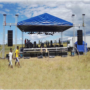 Sistema de Torre de Elevación para Techo de Truss de Aluminio Usado, Iluminación de Escenario, Truss Cuadrado con Pernos, en Oferta, 300x300mm 400x400mm - Product Image 1