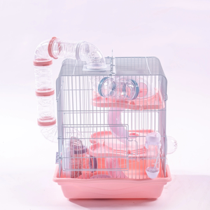 Acheter Maison pour hamster Meilleure cage décorative en plastique pour hamster Cage de transport intelligente de luxe en fil métallique - Product Image 2