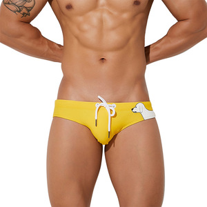 <span class=keywords><strong>Slip</strong></span> con stampa senza cuciture <span class=keywords><strong>uomo</strong></span> bianco Flip Chic <span class=keywords><strong>Mini</strong></span> Sexy seta da <span class=keywords><strong>uomo</strong></span> - Product Image 3