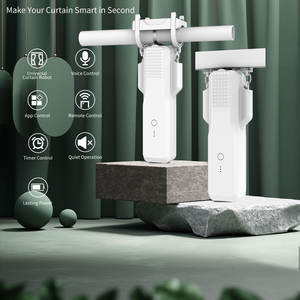 LifeLibero Tuya Smart Matter Over Thread Moteur de rideau motorisé intelligent avec <span class=keywords><strong>batterie</strong></span> rechargeable et contrôle vocal via application pour le bureau - Product Image 2