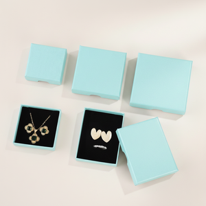 Scatola Rigida in Cartone per <span class=keywords><strong>Gioielli</strong></span>, Serie Archivio Blu Raffinato, Realizzata da Studio Architettonico, per Presentazione - Product Image 3