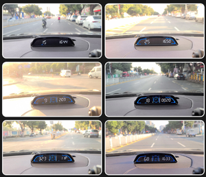 Head-up Display Car HD GPS allarme supervelocità contachilometri universale digitale velometro - Product Image 5