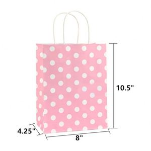 Gift Shopping <b>Bags</b> Paper Kraft Retail Holiday Party <b>Bags</b> with Handles Eco-friendly Durable Premium Portable Packaging Paper <b>Bag</b> - Product Image 2