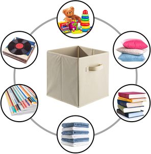 ANQI 2022 <strong>6</strong>-Pack Foldable <strong>Cube</strong> Fabric <strong>Storage</strong> Bin <strong>Storage</strong> Boxes for Kids - Product Image 4