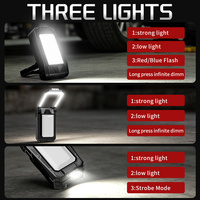 Lampe d'inspection magnétique rotative 3600 mAh pour atelier de réparation automobile et outils de camping