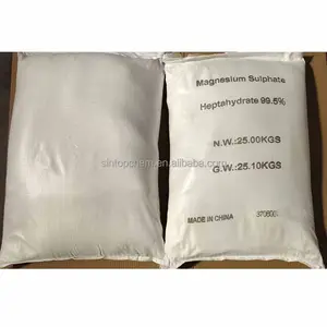 99.5 אפסום מגנזיום סולפט Heptahydrate סולפט סולפט Mgso4.7h2o גבישי אבקת טכני דשן מלט כיתה