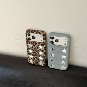 Nouvelle coque de téléphone élégante avec miroir en strass et double rangée de pentagrammes pour <span class=keywords><strong>iPhone</strong></span> 17, 17 Pro Max, <span class=keywords><strong>iPhone</strong></span> 16 Pro Max, coque anti-chute - Product Image 4