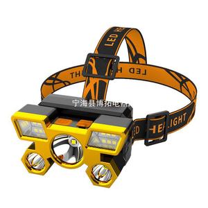 Lampe frontale LED rechargeable 18650, lumière puissante, pour la pêche, l'exploitation minière et les activités de plein air - Product Image 3