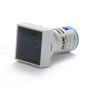 NIN crystal square blue auto analog digital voltmeter price