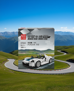 โมเดลรถปอร์เช่ 918 ของ Mould King ขนาด 1:18 ประกอบด้วยบล็อกตัวต่อ 388+ ชิ้น ของเล่นสำหรับเด็กอายุ 8 ปีขึ้นไป เหมาะสำหรับทั้งเด็กชายและเด็กหญิง - Product Image 2