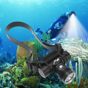 Aluminum 10W High power 80M Underwater Waterproof LED Flashlight Torch Lamps Diving Flashlights Lamp Underwater Torches