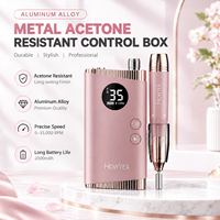 Perceuse à ongles sans fil HOWYEA 35000 tr/min, haute puissance, professionnelle, portable, pour pédicure