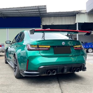 2021 + pour BMW M3 M4 G80 G82 Kit de carrosserie de Style CF-A haute qualité en Fiber de carbone sèche échappement avant lèvre latérale jupe arrière diffuseur <span class=keywords><strong>Auto</strong></span> - Product Image 6