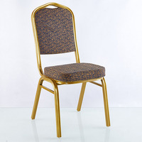 Chaise de banquet rouge de haute qualité pour hôtel, restaurant, mariage en intérieur