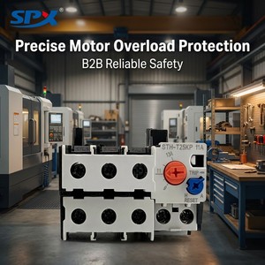 Relais de surcharge thermique SPX STH-T 17A 25A 3 pôles sensible à la perte de phase en alliage d'argent pour <span class=keywords><strong>protection</strong></span> de <span class=keywords><strong>moteur</strong></span> de pompe à eau Philippines - Product Image 1