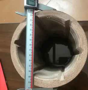 A água lubrificou o material do rolamento Tubo laminar fenólico para o eixo marinho que bucha o rolamento popa do eixo