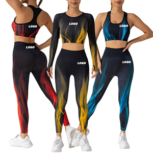 Legging de yoga taille haute vintage décontracté pour le printemps, respirant, tricoté, élastique, nouveau modèle pour femme XY1069 - Product Image 1