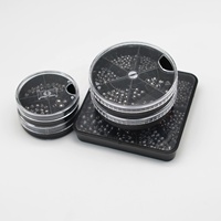 Plomb de pêche Plombs Split Shot Distributeur de pêche Poids avec boîte Emballage 40g 60g 80g 90g 100g 130g 150g