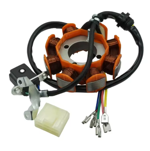 <span class=keywords><strong>Stator</strong></span> de magnéto pour <span class=keywords><strong>moto</strong></span> CG150/200cc, enroulement en cuivre haute précision, neuf, placement droit, pièces électriques de remplacement/réparation - Product Image 1