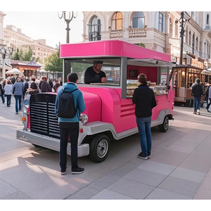 YC-T13 En Acier Inoxydable En Plein Air Restauration Camion Voiture Cuisine Mobile pour Snack Alimentaire Hotdogs Chips Crème Glacée Fast <span class=keywords><strong>Food</strong></span> Concession - Product Image 1