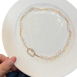 Collar de Perlas de Agua Dulce Estilo Barroco Zhi Zhen, Cielo Estrellado Romántico, Estilo Ins, Lindo, Rechazo de la Opacidad, Perla de Zhuji - Product Image 5