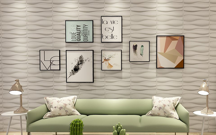 Waterproof wall panels PVC 3d wall panels