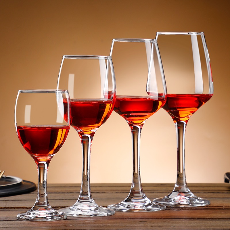 Wholesale customized high quality long stem clear wine glass white red wine glasses goblet red wine glass