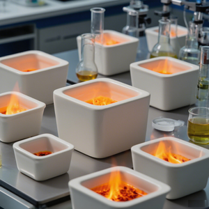 Crisol de Alúmina de Alta Pureza Personalizado Al2O3 para Laboratorio y Fundición de Metales, Materias Primas Cerámicas Industriales - Product Image 4