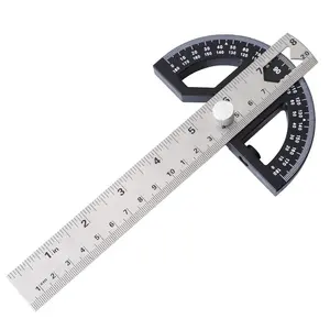 Protractor Angle Finder Tool with 0-180 Degrees Angle Measuring Tool for Home Improvement Carpentry Work