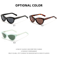 SENTA Punk-Style Bunte Design-Sonnenbrille Hochwertige Polarisierte Gläser Acetat-Sonnenbrille mit Möglichkeit zur Logo-Anpassung
