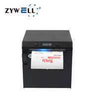 Impresora Térmica de Recibos de 80 mm y 2 Colores con Pantalla, Máquina POS para Restaurantes, Impresora de Facturas sin Tinta