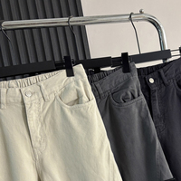 Pantalon décontracté pour homme Stone Patch Logo Curved Barrel Island, coupe large