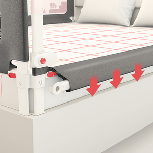 Playkids Extra High Child Safety Bedrail / 103cm Adjustable Height Kids <strong>Bed</strong> <strong>Guard</strong>/Baby Safety Products <strong>Bed</strong> <strong>Rail</strong> Fence - Product Image 5