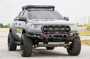 Barre de pare-chocs avant en acier pour <span class=keywords><strong>Ranger</strong></span> <span class=keywords><strong>Raptor</strong></span> avec lumière LED Winck Bracket Accessoires de voiture 4X4 Pick Up Bumper - Product Image 5