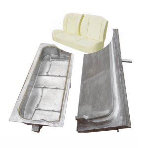 Moule en plastique PU en mousse de siège de voiture en polyuréthane, moules en aluminium, fabrication de moules d'injection plastique personnalisés, moule d'injection plastique - Product Image 3