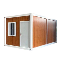 Casa Contenedor Prefabricada de Ensamblaje Rápido con Paneles Sándwich, Cabaña Modular de 20 pies para Alojamiento de Trabajadores y Uso Hospitalario