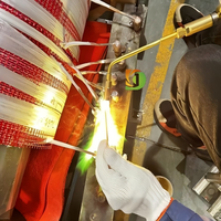 Soudage de barres de cuivre pour transformateurs, Soudage à la flamme hydrogène-oxygène, Soudage de joints en cuivre, Machine de soudage à l'eau, Daye Energy