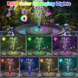 Luci LED per Fontane Alimentate a Energia <span class=keywords><strong>Solare</strong></span>, Pompa d'Acqua Galleggiante per Giardino, Laghetto, Vasca per Uccelli, Cascata Decorativa - Product Image 6