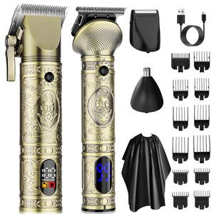 Lanumi 2226 <span class=keywords><strong>Tondeuse</strong></span> à cheveux électrique rechargeable USB haute vitesse <span class=keywords><strong>Kit</strong></span> <span class=keywords><strong>Tondeuse</strong></span> à cheveux professionnelle tout métal pour hommes Utilisation domestique - Product Image 1