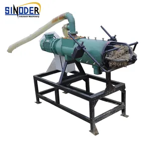 Farm Poultry waste dewatering machine/chicken manure dryer/cow dung solid liquid separator