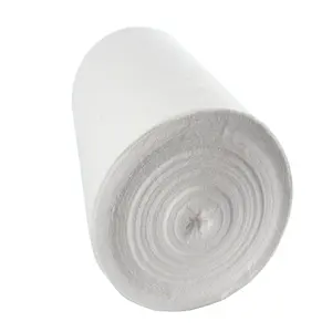 Rouleau de gaze médicale avec rayon x, 1200gr, 1350g , 1500g 20 rouleaux/carton 40 "S 90cm x 100m -4 plis, Type: oreiller, zigzag, rouleau rond