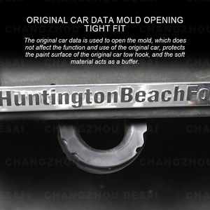 Accessoires d'extérieur de <span class=keywords><strong>voiture</strong></span> Protecteur d'attelage de <span class=keywords><strong>remorque</strong></span> en matériau TPE de haute qualité pour Ford Bronco 2/4 Door 2021 2022 2023 - Product Image 5