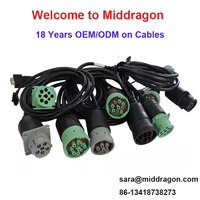 Cable divisor VGA DB15 macho a 9 pines J1939 Y para camiones de alta calidad, venta al por mayor