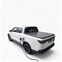 Couverture de benne de camionnette pliable en trois parties en alliage mat haute résistance pour Toyota Hilux Vigo Ford Ranger T7 T8 GWM Poer Cannon Pickup Bed Armor